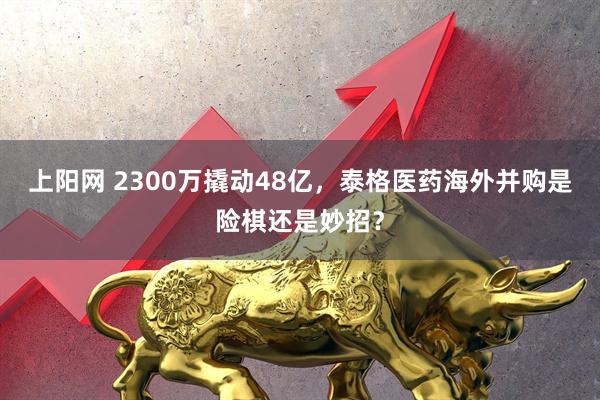 上阳网 2300万撬动48亿，泰格医药海外并购是险棋还是妙招？